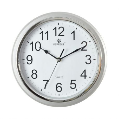 PERFECT Wall clock FX-5842 SILVER