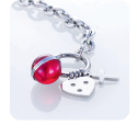 Apyrankė Storm Baril Charm Bracelet Red