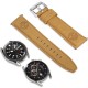 Laikrodžio dirželis TIMBERLAND STRAP LACANDON S WHEAT LEATHER SS 20 mm