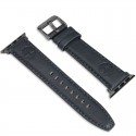 Watch Strap TIMBERLAND STRAP LACANDON S BLUE LEATHER GUN 20 mm