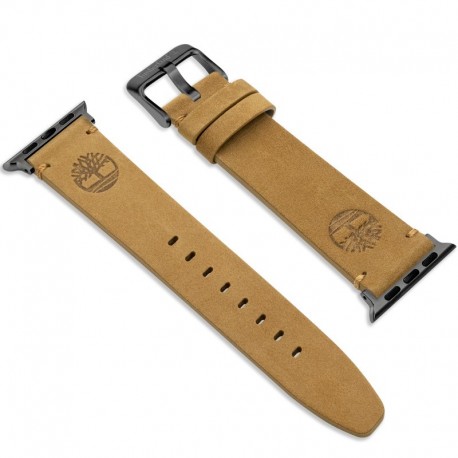 Laikrodžio dirželis TIMBERLAND STRAP ASHBY L WHEAT LEATHER GUN SS 22 mm