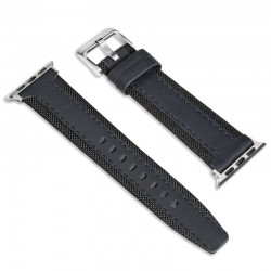 Watch Strap TIMBERLAND STRAP BAINBRIDGE L BLUE LEATHER SS 22 mm