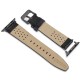 Watch Strap TIMBERLAND STRAP DAINTREE L BLACK LEATHER GUN 22 mm