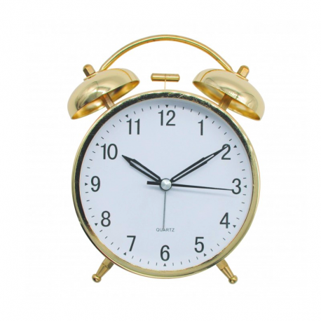 PERFECT PT515-1320-Gold/White Alarm clock 