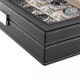 Watch storage box Black wood / Velour 12