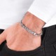 Police Crossed Bracelet  For Men PEAGB0032402