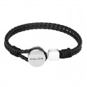 Police - Deep-Set Bracelet for Men Stainless Steel With Leather  PEAGB0005801