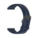 Julman QR.SL.05.22.Navy Blue Silicone watch strap