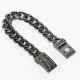 Apyrankė Police Black Bracelet for Men PJ.26056BSE/02-S