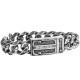 Apyrankė Police Black Bracelet for Men PJ.26056BSE/02-S