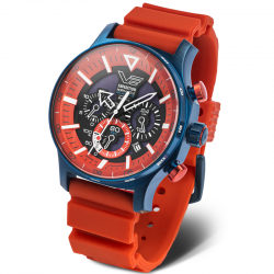 Vostok Europe Expedition Polar Sunrise VR42-595D734Le-Sil(RED)