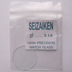 25.0X1,0-mm Mineral. Glass for watches