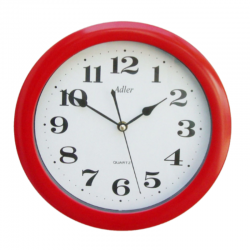 ADLER 30021 RED Quartz Wall Clock