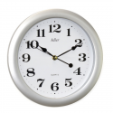 ADLER 30021 SILVER Quartz Wall Clock