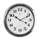 ADLER 30021 SILVER SHINING Quartz Wall Clock