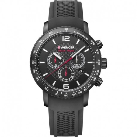 Wenger black outlet night chrono